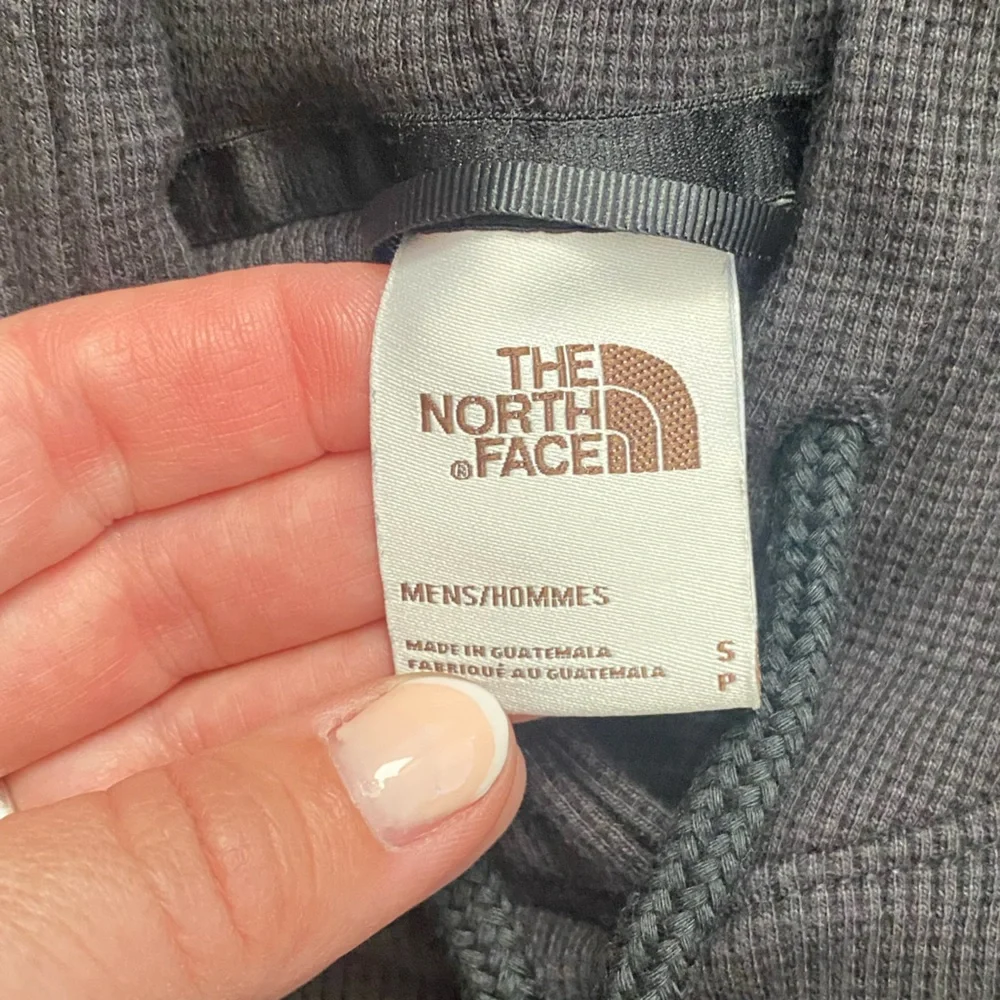 The North Face Black waffle Hoodie Men’s Pullover  Size S